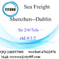 Puerto de Shenzhen LCL consolidación a Dublín
